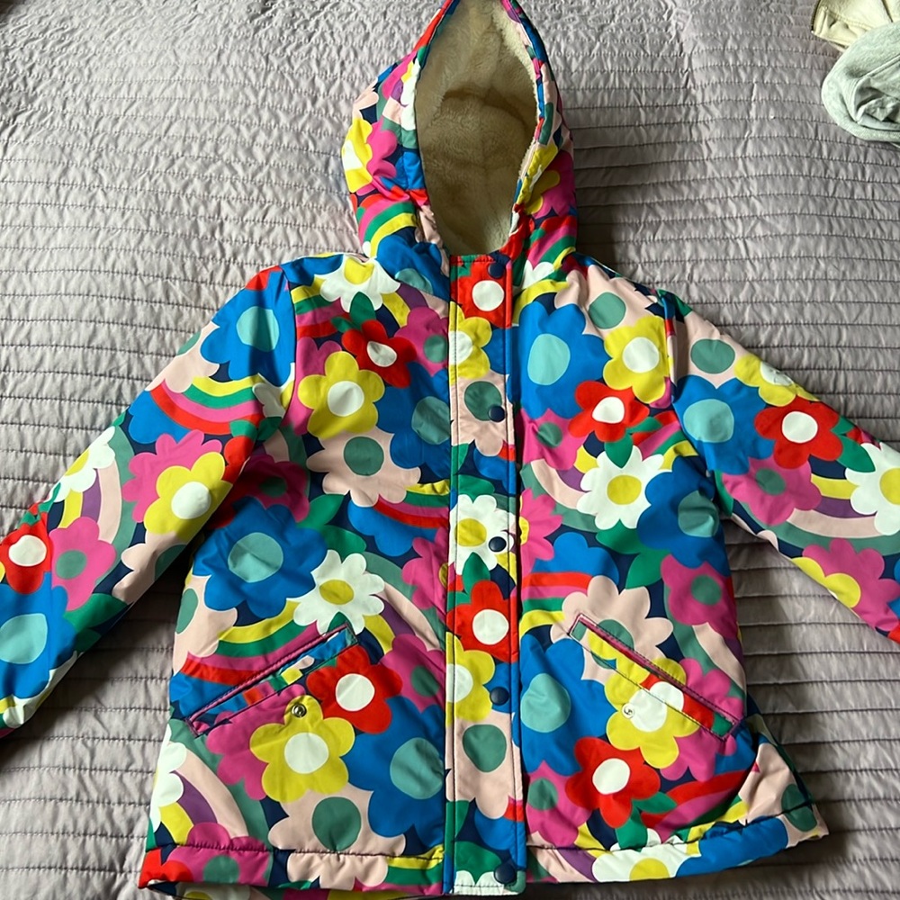 Mini Boden flower jacket